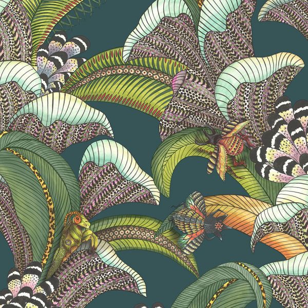 Cole And Son Wallpaper Hoopoe Leaves 119/1007 | Allium Interiors