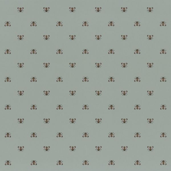 Casamance Wallpaper Apris Vert Clair | Allium Interiors