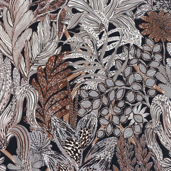 Casamance Wallpaper Borromee Marine | Allium Interiors