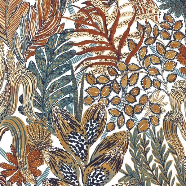 Casamance Wallpaper Borromee Multicolour | Allium Interiors