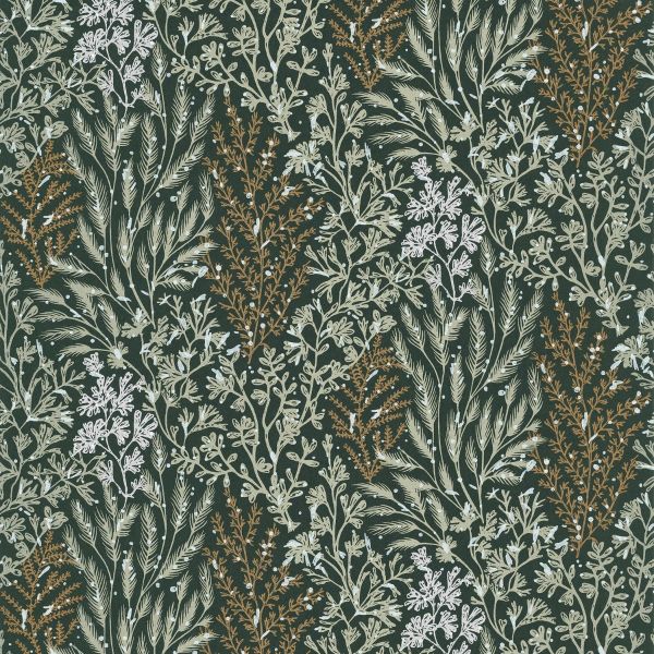 Casamance Wallpaper Isoete Water Green | Allium Interiors