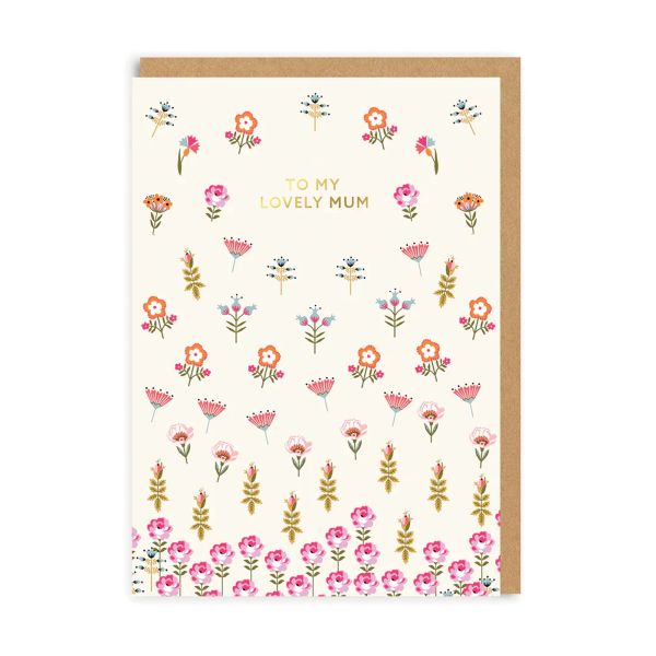 Mother's Day Card | To My Lovely Mum | Allium Interiors