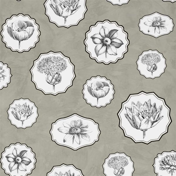 Christian Lacroix Wallpaper Herbariae Souris | Allium Interiors