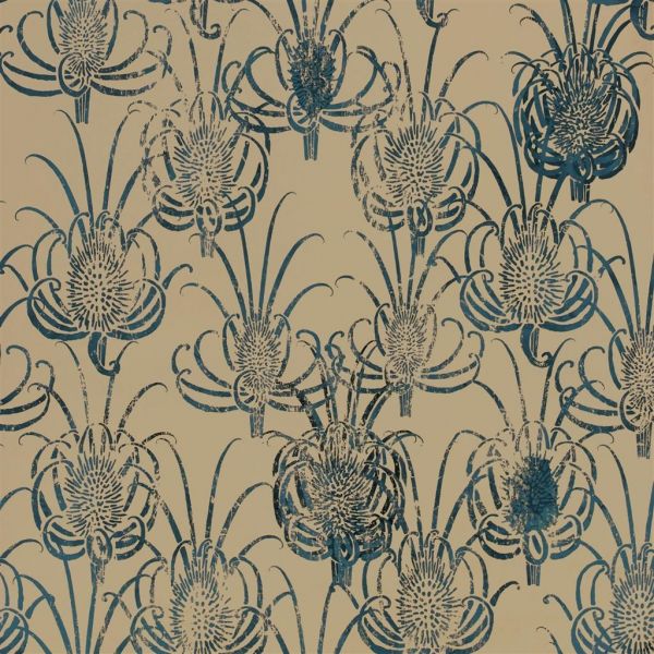Christian Lacroix Wallpaper Les Centaurees Cuivre | Allium Interiors