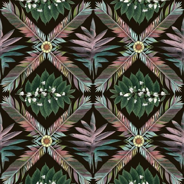 Christian Lacroix Fabric Feather Park Soft Jais | Allium Interiors
