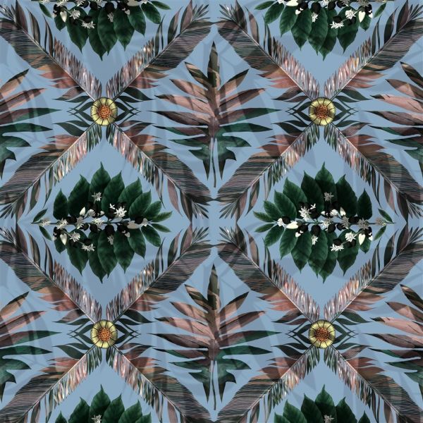 Christian Lacroix Fabric Feather Park Ruisseau | Allium Interiors