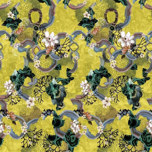 Christian Lacroix Wallpaper Algae Bloom Iris | Allium Interiors