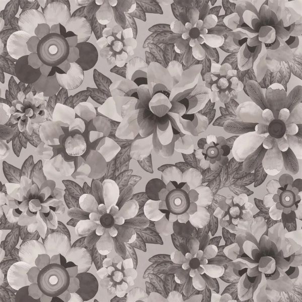 Christian Lacroix Wallpaper Vallarta Argent | Allium Interiors