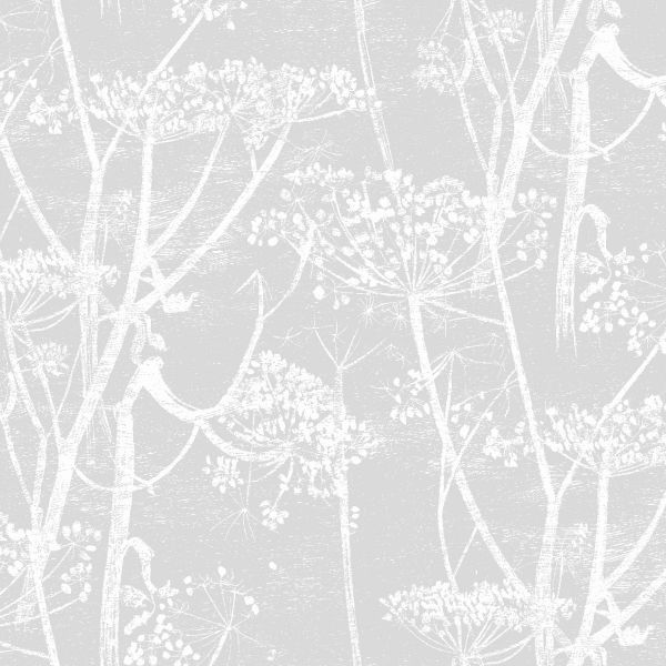 Cole And Son Fabric Cow Parsley Linen Soft Grey | Allium Interiors