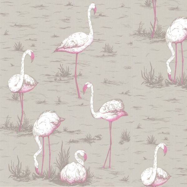 Cole And Son Wallpaper Flamingos 66/6042 | Allium Interiors