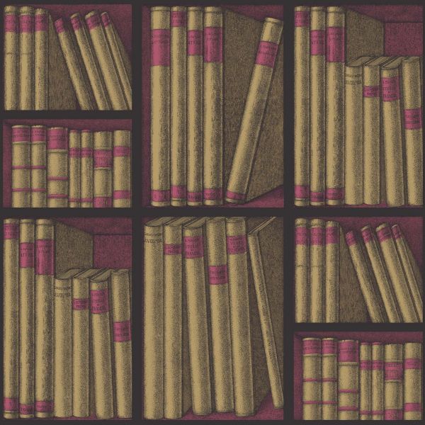 Cole And Son Wallpaper Ex Libris 114/15031 | Allium Interiors
