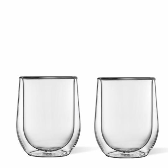Corkcicle Barware Glass Stemless Set of 2 Double Walled | Allium Interiors