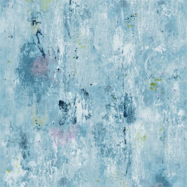 Designers Guild Wallpaper Corneille Slate Blue | Allium Interiors