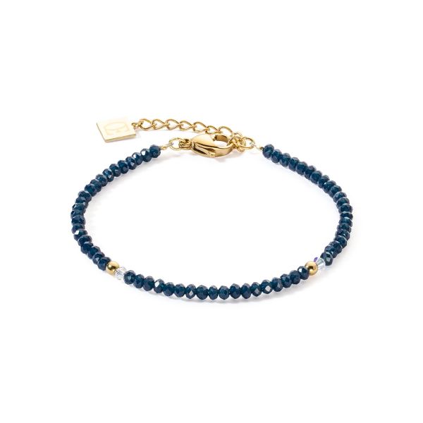 COEUR de LION Bracelet Little Twinkle Gold Navy Blue | Allium Interiors