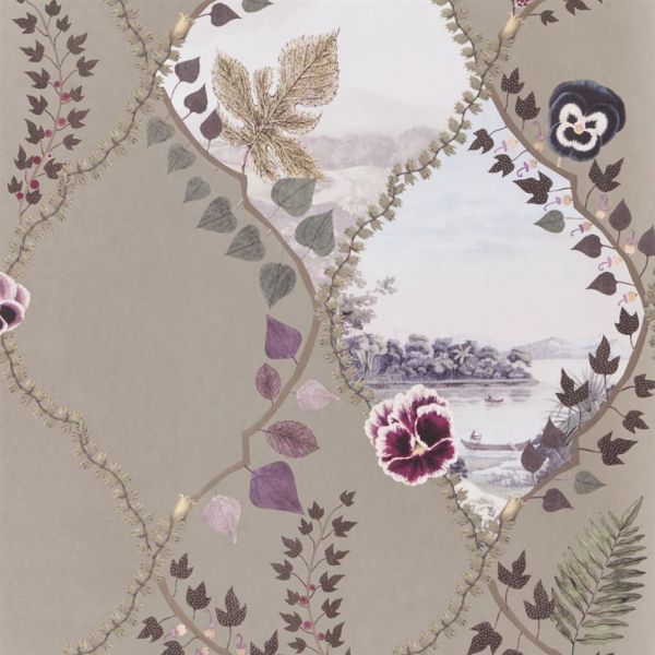 Christian Lacroix Wallpaper Coup De Vent Cuivre | Allium Interiors