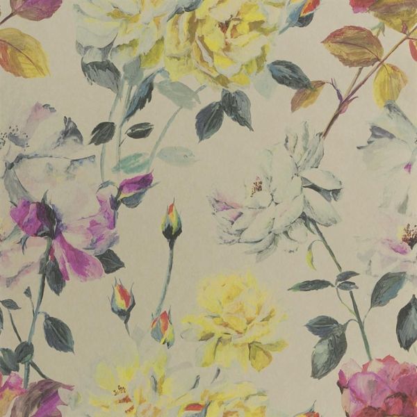 Designers Guild Wallpaper Couture Rose Tuberose | Allium Interiors