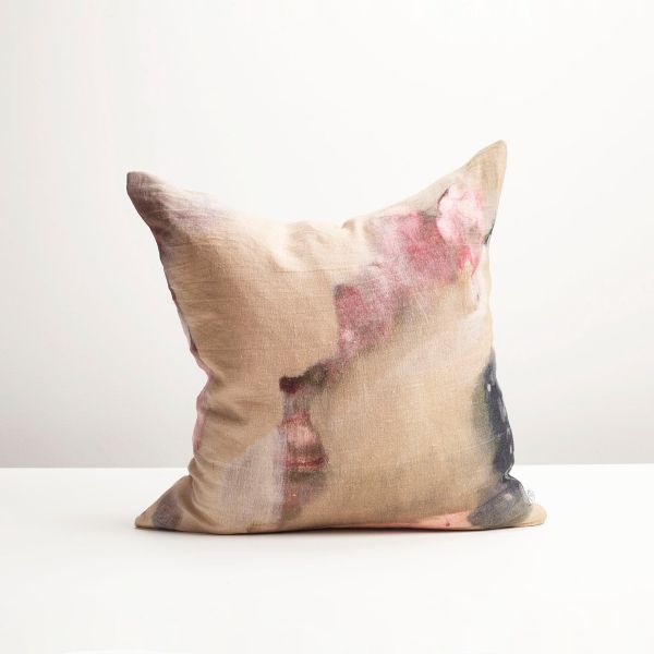 Thread Design Desert Light Linen Cushion | Allium Interiors