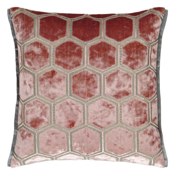 Designers Guild Cushion Manipur Coral | Allium Interiors