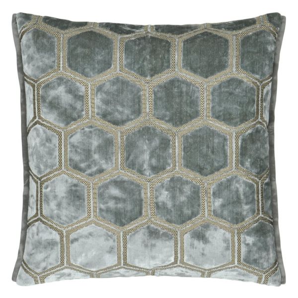 Designers Guild Cushion Manipur Silver | Allium Interiors