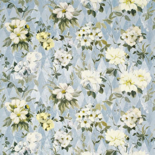 Designers Guild Fabric Arlecchino Sky | Allium Interiors