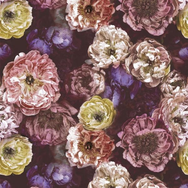 Designers Guild Fabric Le Poeme De Fleurs Rosewood | Allium Interiors