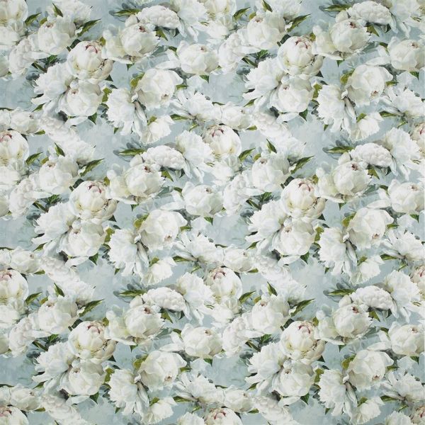 Designers Guild Fabric Peonia Lino Zinc | Allium Interiors