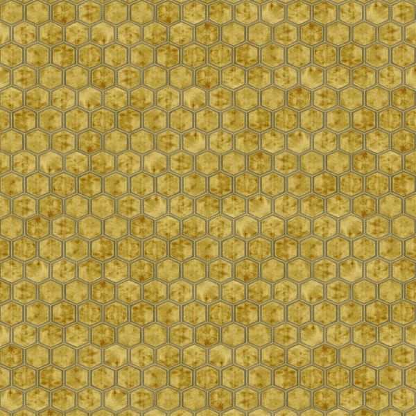 Designers Guild Fabric Manipur Gold | Allium Interiors