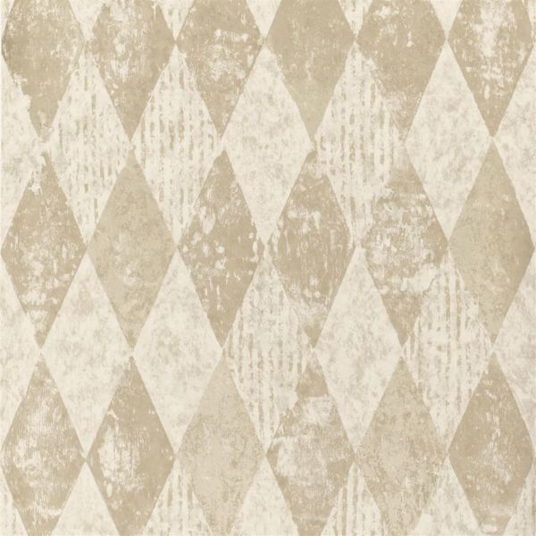 Designers Guild Wallpaper Arlecchino Linen | Allium Interiors