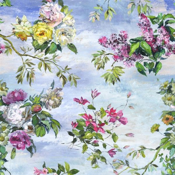 Designers Guild Wallpaper Caprifoglio Sky | Allium Interiors