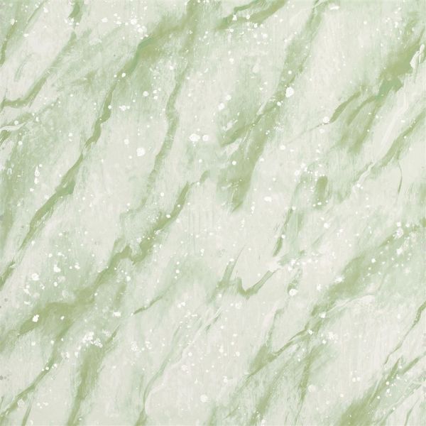 Designers Guild Wallpaper Carrara Grande Verde | Allium Interiors
