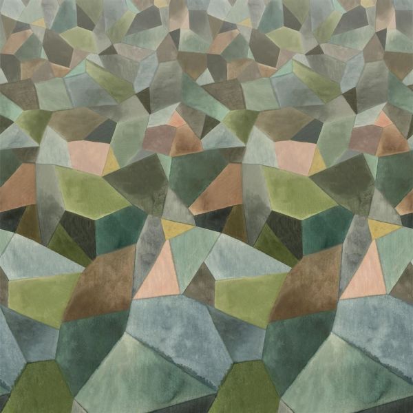 Designers Guild Wallpaper Geo Moderne Jade | Allium Interiors