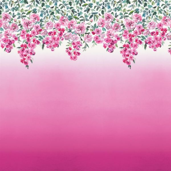 Designers Guild Wallpaper Trailing Rose | Allium Interiors