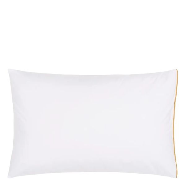 Designers Guild Astor Saffron & Ochre Standard Pillowcase | Allium Interiors