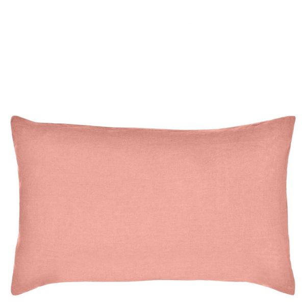 Designers Guild Biella Blossom & Peach Standard Pillowcase | Allium Interiors