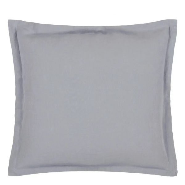 Designers Guild Biella Steel & Dove Euro Pillowcase | Allium Interiors