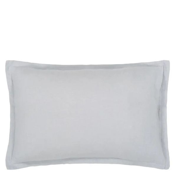 Designers Guild Biella Steel & Dove Oxford Pillowcase | Allium Interiors