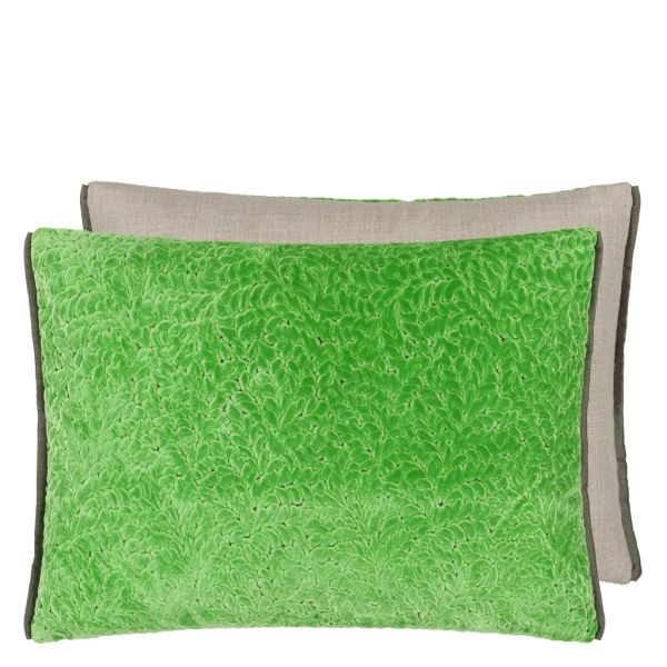 Designers Guild Cushion Cartouche Malachite | Allium Interiors