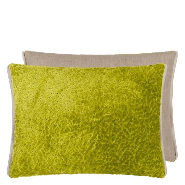Designers Guild Cushion Cartouche Moss | Allium Interiors