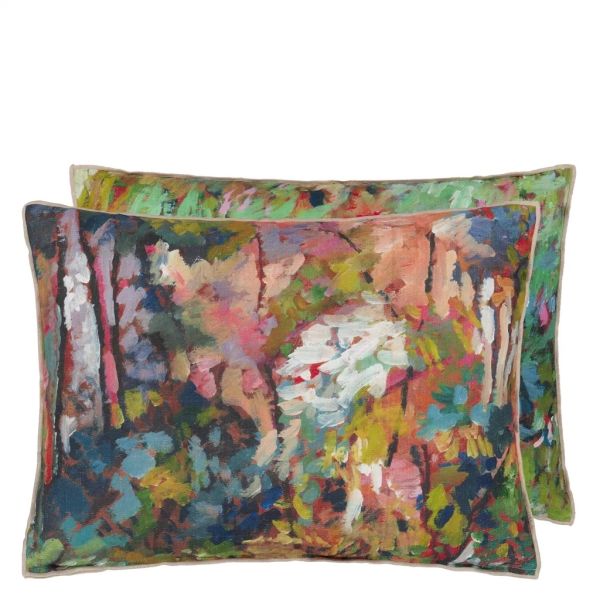 Designers Guild Cushion Foret Impressionniste Forest | Allium Interiors