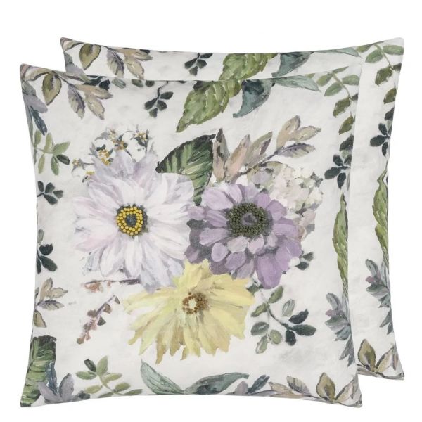 Designers Guild Cushion Glynde Zinc | Allium Interiors