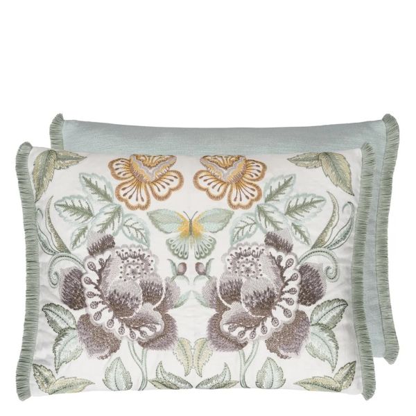 Designers Guild Cushion Isabella Embroidered Cameo | Allium Interiors