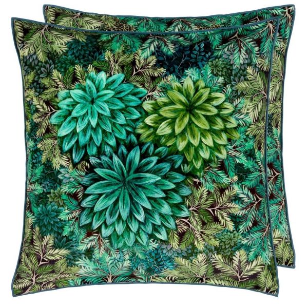 Designers Guild Cushion Madhya Azure | Allium Interiors