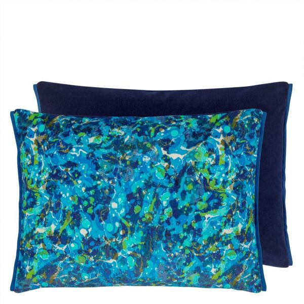 Designers Guild Cushion Odisha Cobalt | Allium Interiors