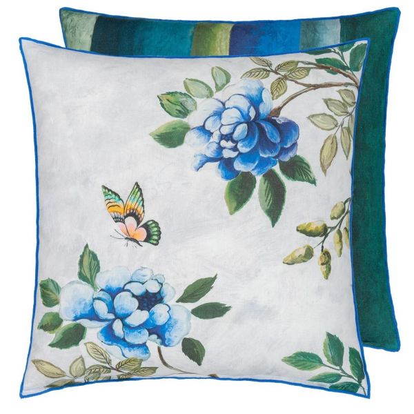 Designers Guild Cushion Porcelaine De Chine Cobalt | Allium Interiors