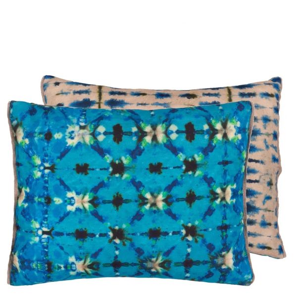 Designers Guild Cushion Shibori Cobalt | Allium Interiors
