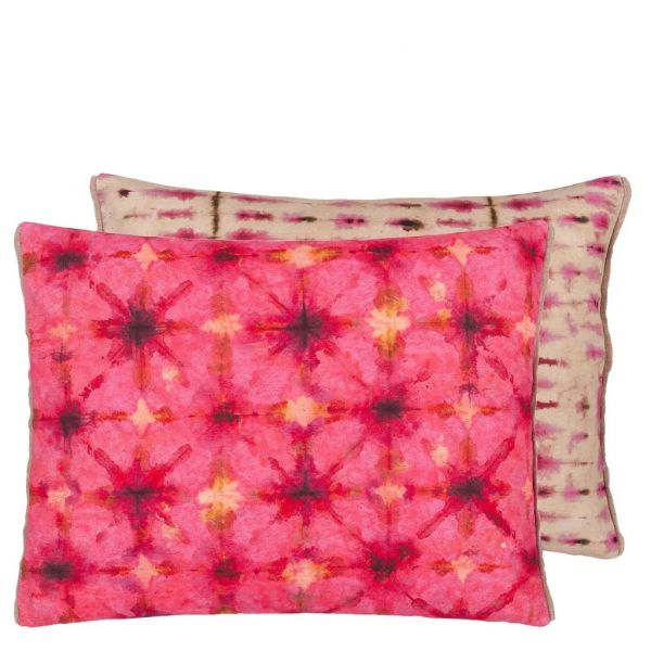 Designers Guild Cushion Shibori Fuchsia | Allium Interiors
