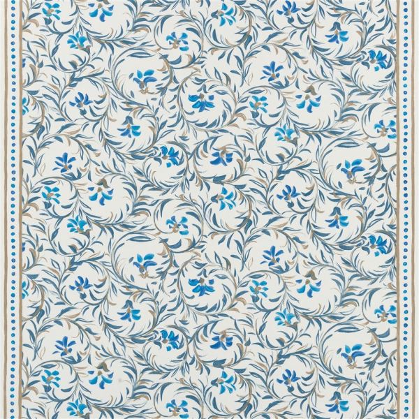 Designers Guild Fabric Fleur Indienne Indigo | Allium Interiors