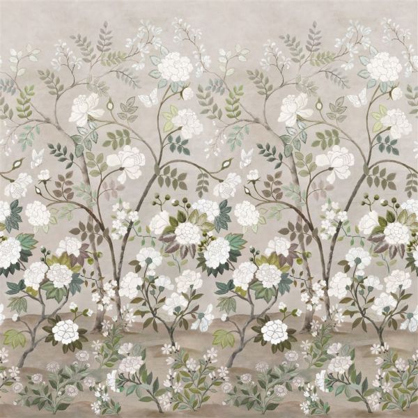 Designers Guild Fabric Fleur Orientale Pale Birch | Allium Interiors