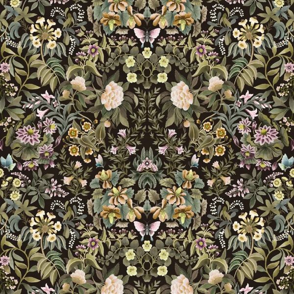 Designers Guild Fabric Ikebana Velvet Chocolate | Allium Interiors