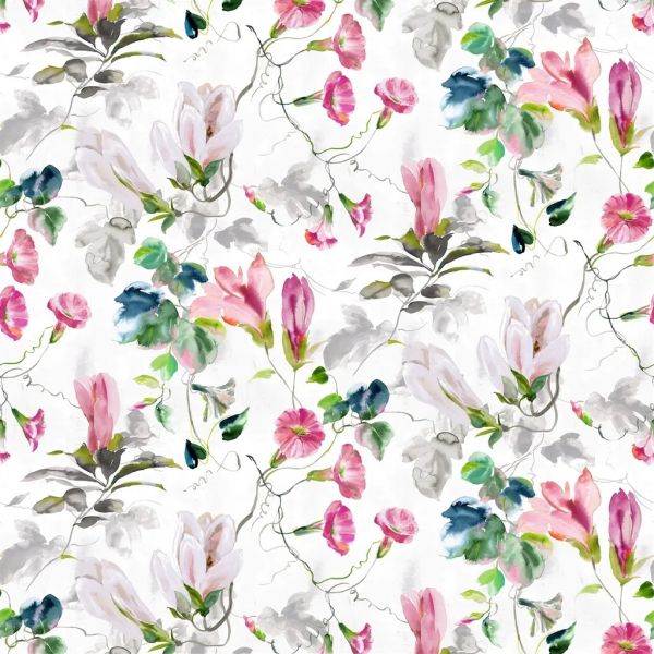 Designers Guild Fabric Japanese Magnolia Fuchsia | Allium Interiors